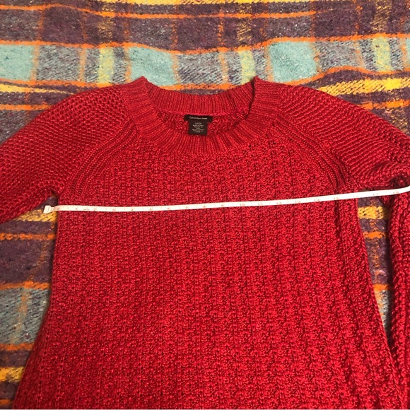 Calvin Klein Red long Sleeve Cable Knit Sweater - Picture 13 of 15